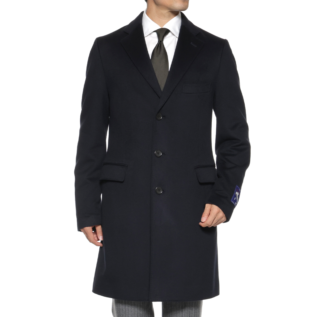 カシミヤ チェスターコート