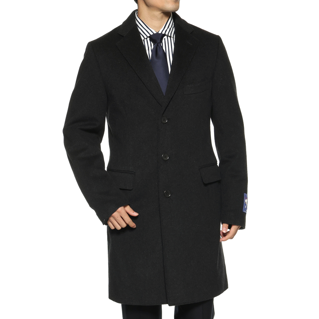 カシミヤ チェスターコート