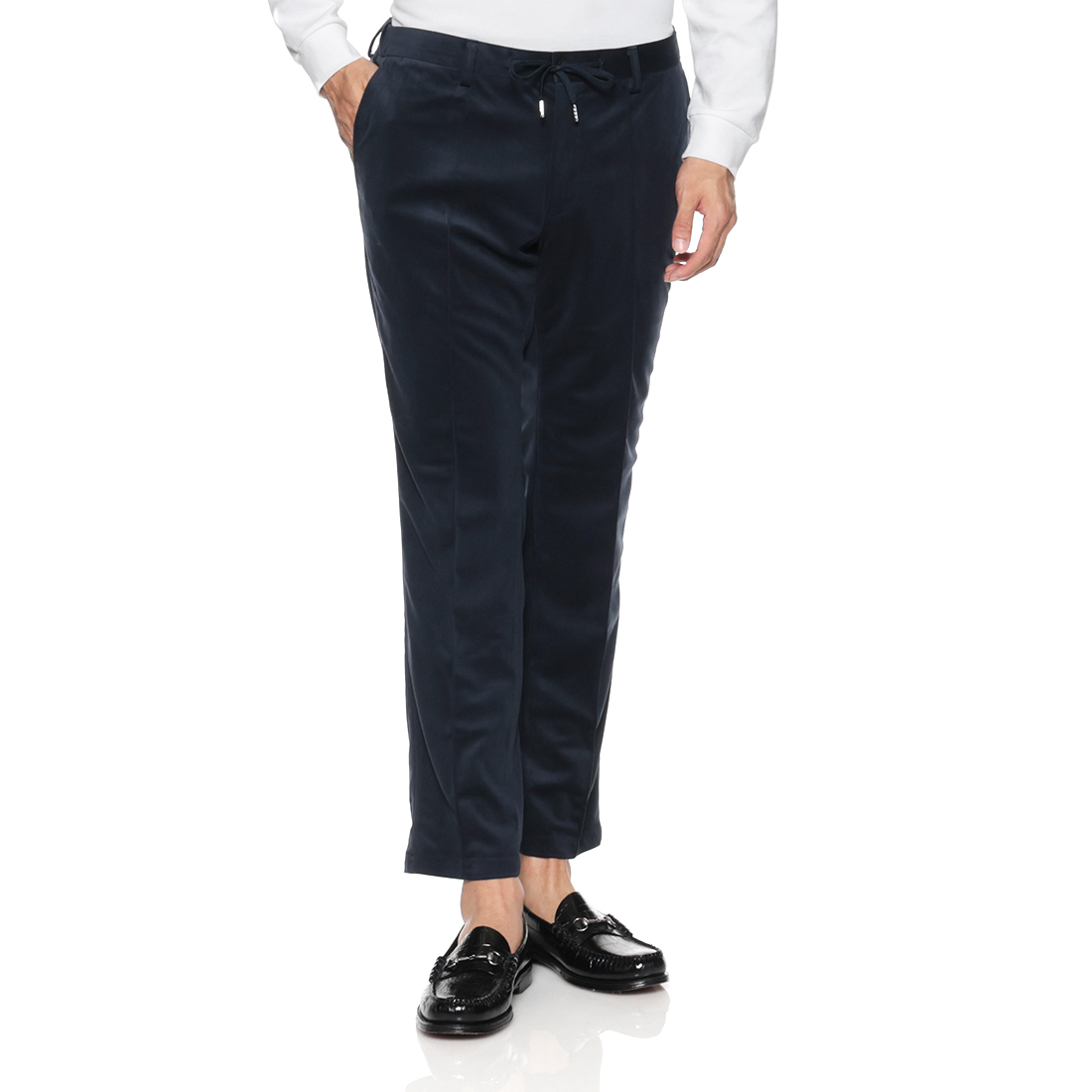 セットアップ コーデュロイ素材イージーパンツ