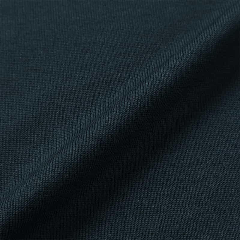 BARNEYS NEW YORK SUPER140Sウール モックネックニットプルオーバー GREEN