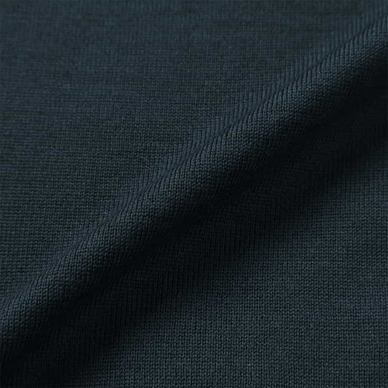 BARNEYS NEW YORK SUPER140Sウール Vネックニットプルオーバー GREEN