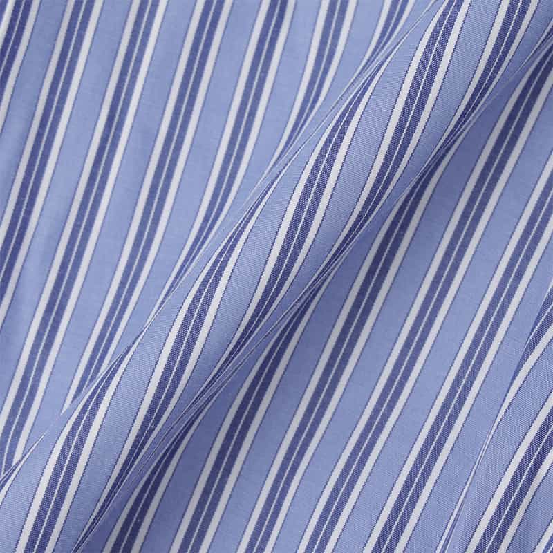 BARNEYS NEW YORK セットアップ ウォッシャブル クロップドシャツ BLUE