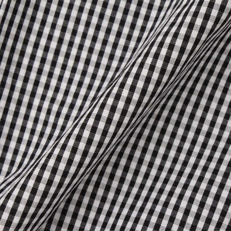 BARNEYS NEW YORK セットアップ ウォッシャブル クロップドシャツ BLACK