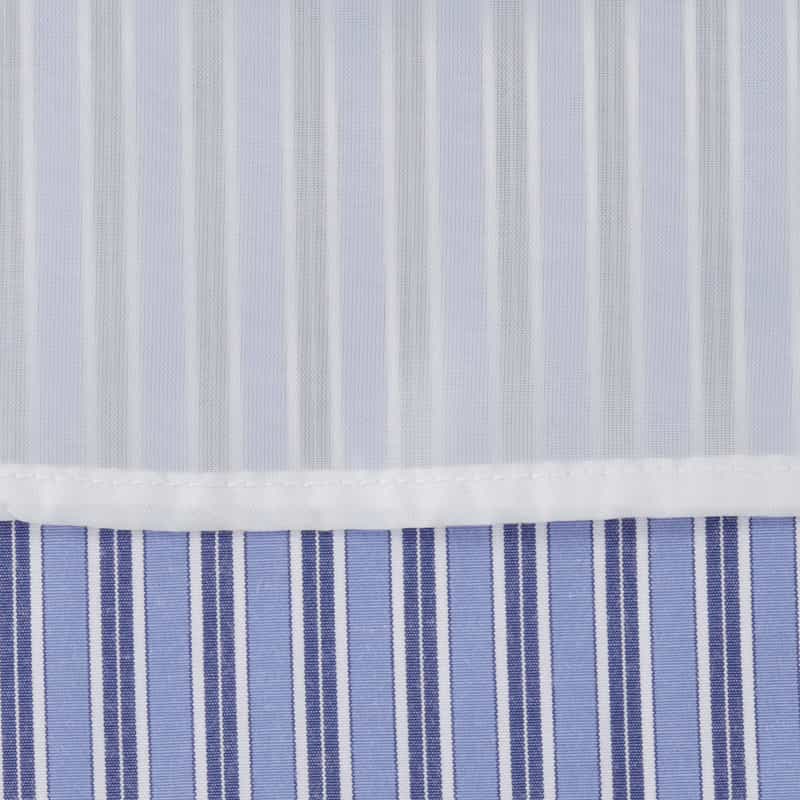 BARNEYS NEW YORK セットアップ ウォッシャブル ウエストシャーリングスカート BLUE