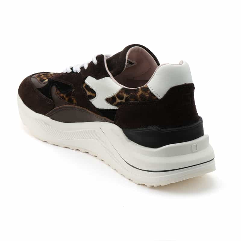 D.A.T.E. D.A.T.E. ＜デイト＞ レオパード柄スニーカー “FUGA“ BROWN