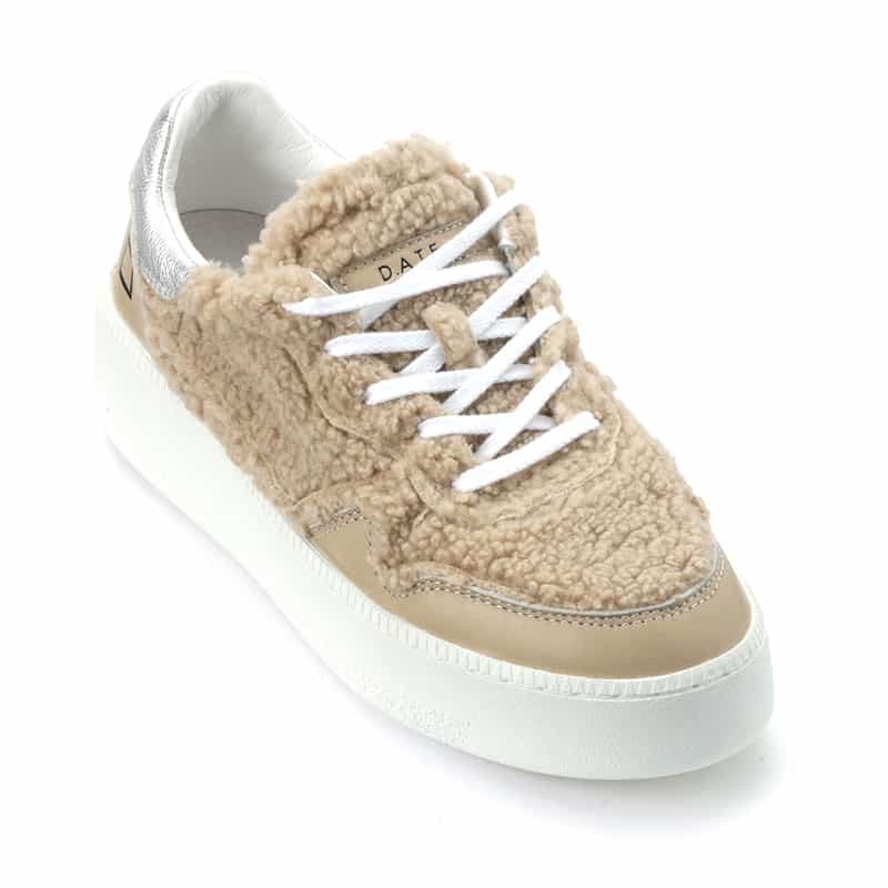 D.A.T.E. D.A.T.E. ＜デイト＞スニーカー “STEP TEDDY“ BEIGE