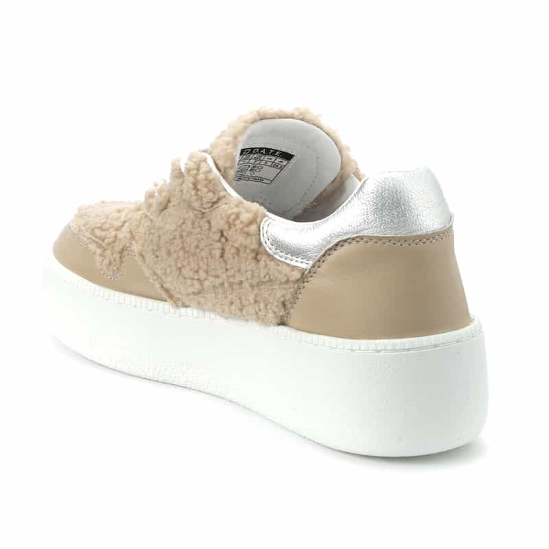 D.A.T.E. D.A.T.E. ＜デイト＞スニーカー “STEP TEDDY“ BEIGE