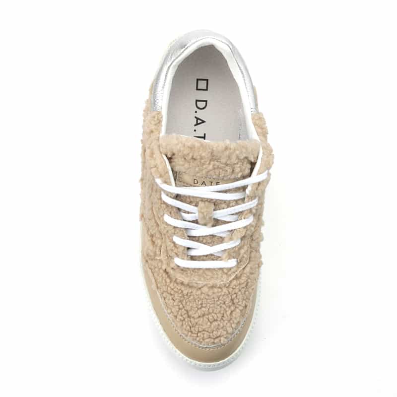 D.A.T.E. D.A.T.E. ＜デイト＞スニーカー “STEP TEDDY“ BEIGE