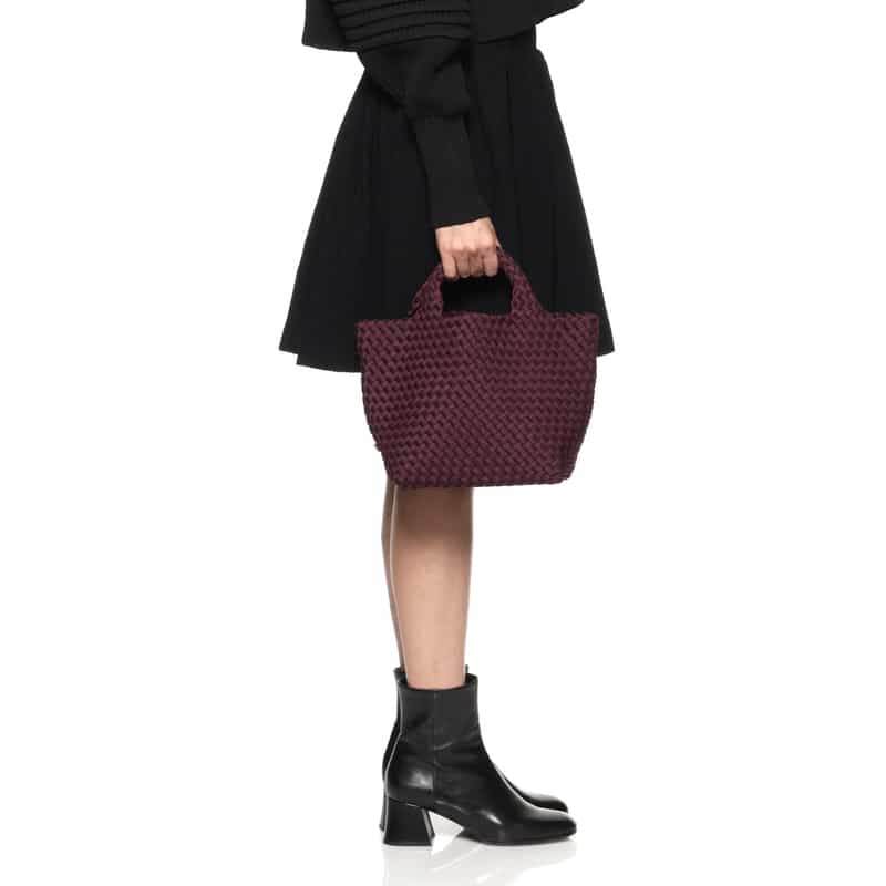 NAGHEDI NAGHEDI＜ナゲディ＞スモールトートバッグ “St Barths Small Tote“ WINE