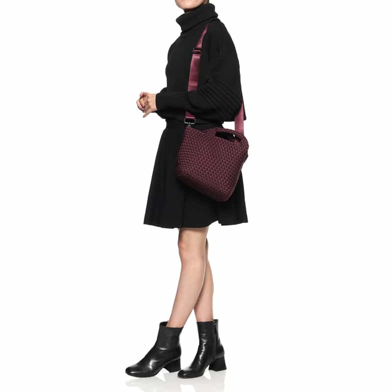 NAGHEDI NAGHEDI＜ナゲディ＞スモールトートバッグ “St Barths Small Tote“ WINE