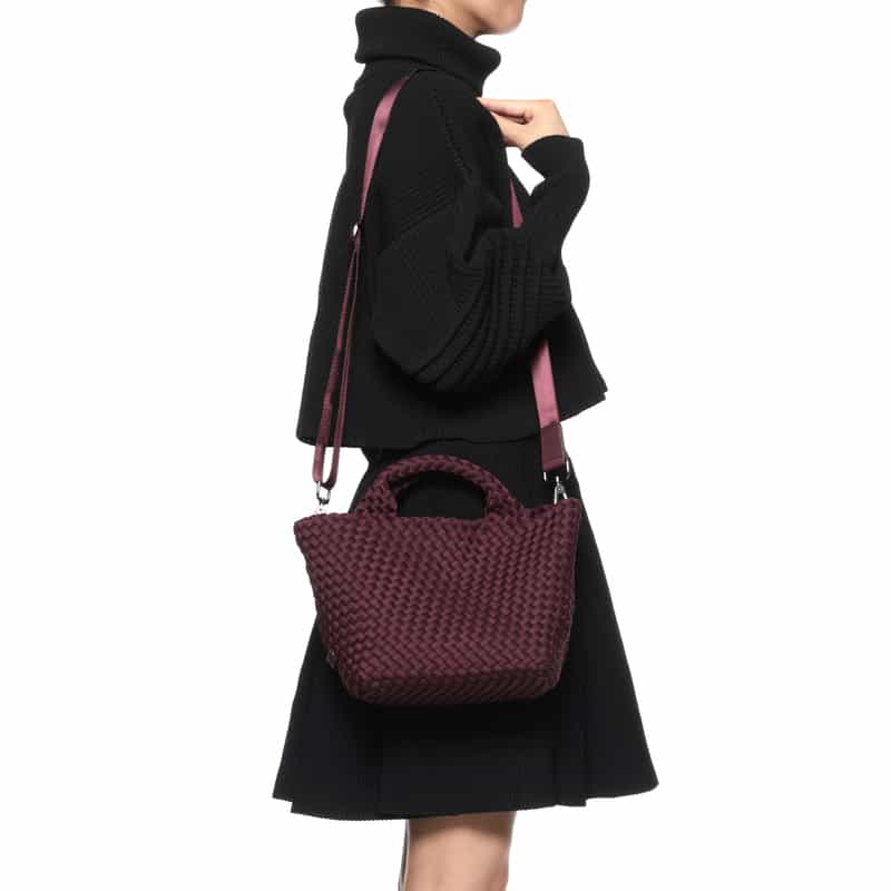 NAGHEDI NAGHEDI＜ナゲディ＞スモールトートバッグ “St Barths Small Tote“ WINE