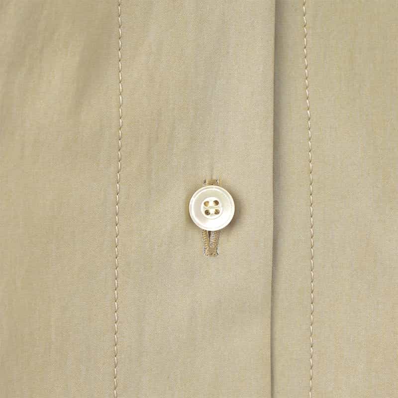 BARNEYS NEW YORK タック入りシャツドレス BEIGE