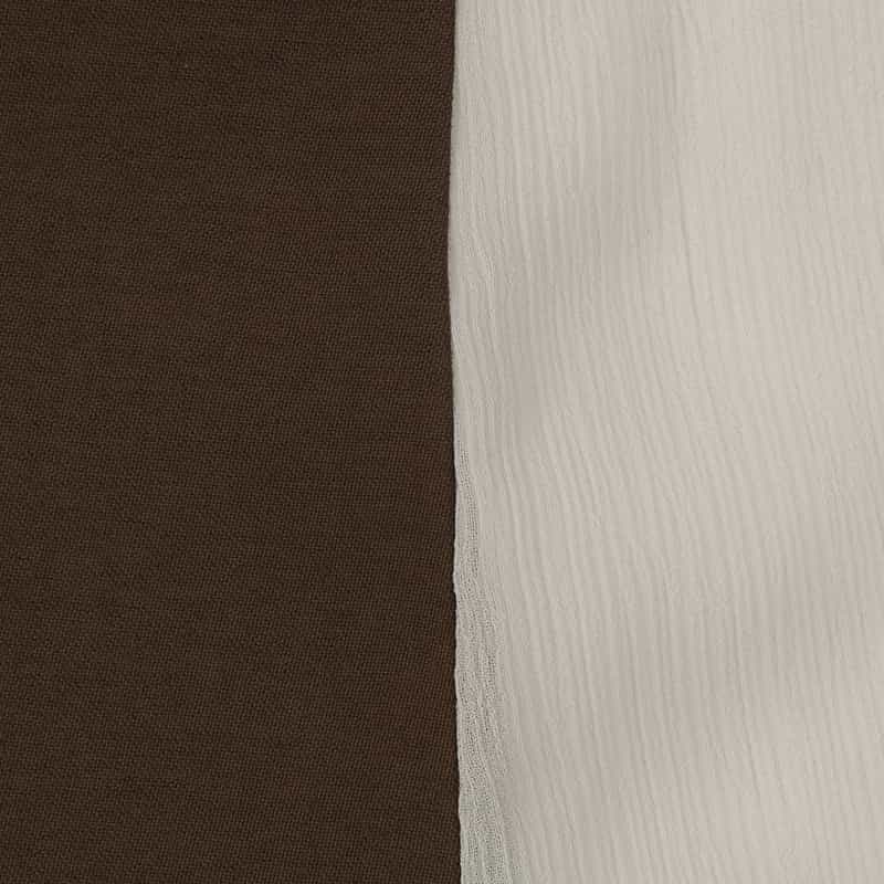 BARNEYS NEW YORK スリット入りキャミソールドレス BROWN