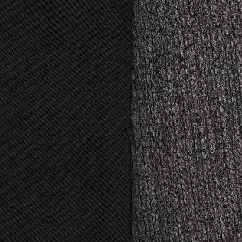 BARNEYS NEW YORK スリット入りキャミソールドレス BLACK