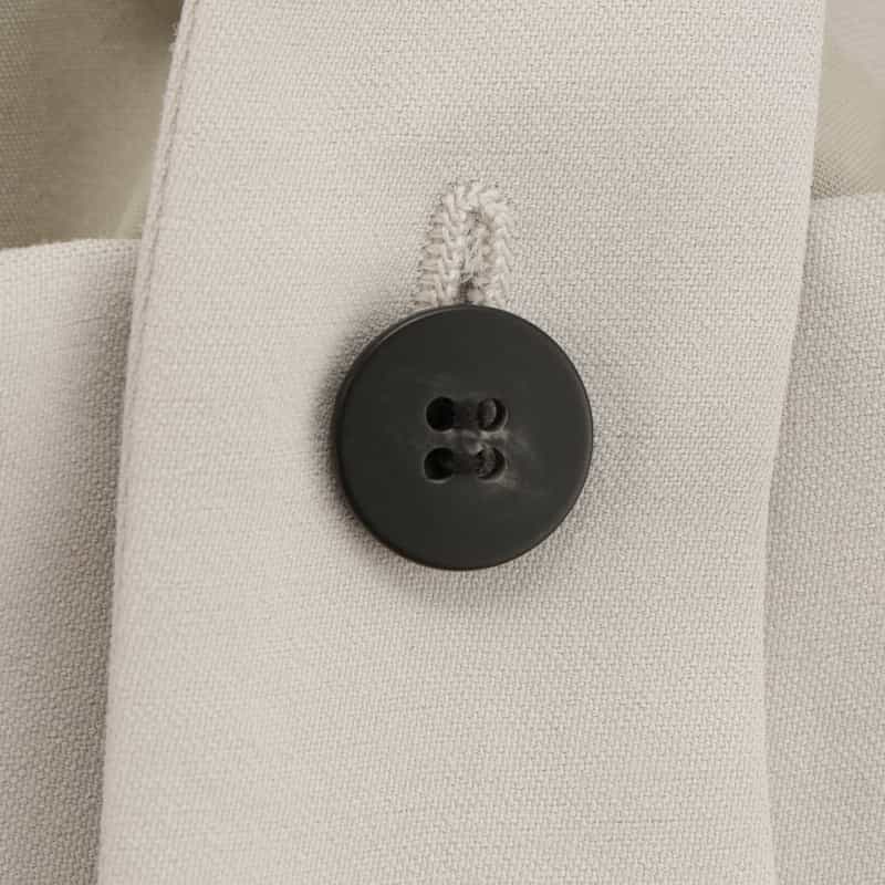 BARNEYS NEW YORK スリット入りキャミソールドレス GRAY BEIGE