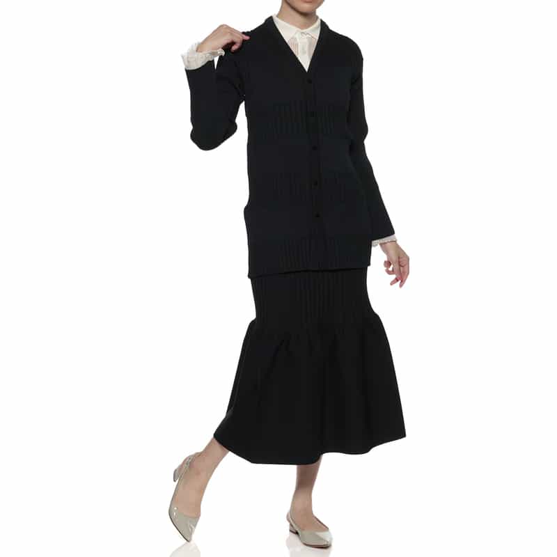 CFCL CFCL＜シーエフシーエル＞ ロングカーディガン BLACK