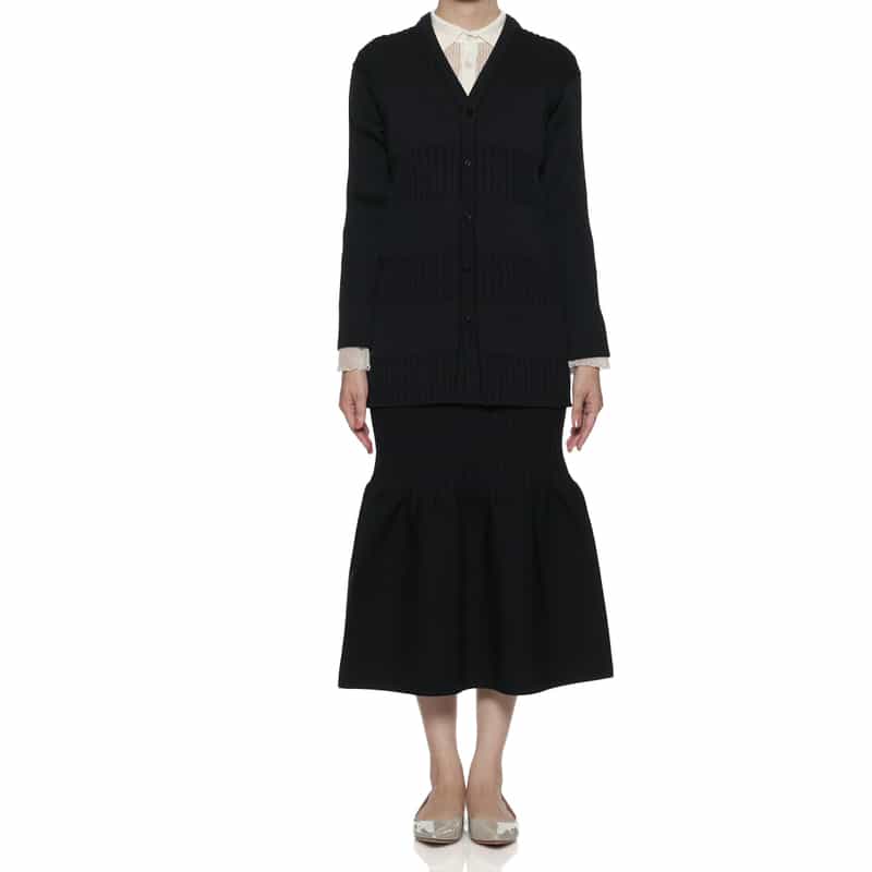 CFCL CFCL＜シーエフシーエル＞ ロングカーディガン BLACK