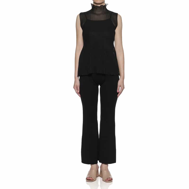 CFCL CFCL＜シーエフシーエル＞ フレアパンツ BLACK