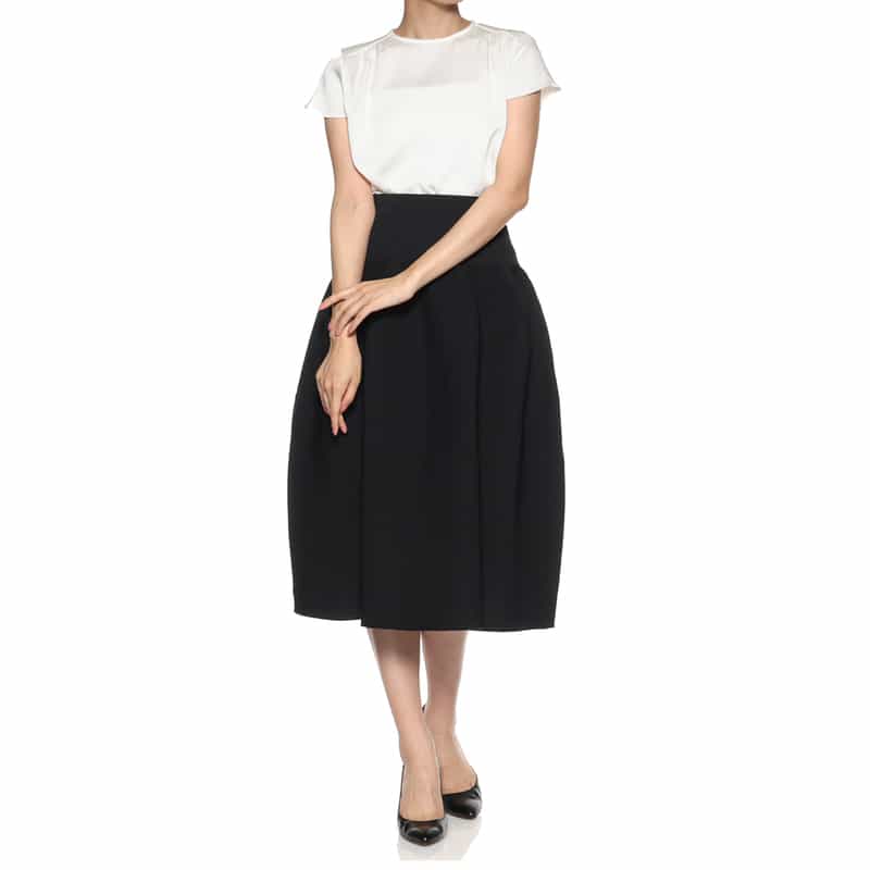 CFCL CFCL＜シーエフシーエル＞フレアスカート BLACK