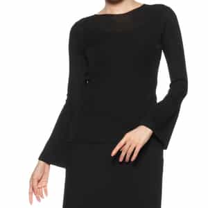 kiira（BARNEYS NEW YORKで購入）ニットセーター【新品同様】 セール】 ニット ＆ 裏シャギー 切替プルオーバー （ニット