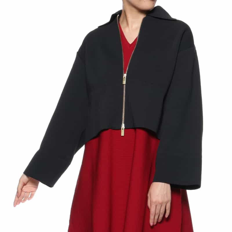 CFCL CFCL＜シーエフシーエル＞ ジップアップブルゾン BLACK