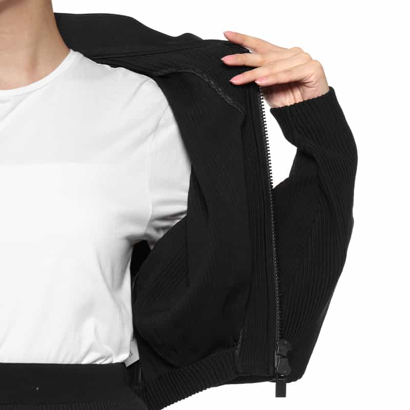 CFCL CFCL＜シーエフシーエル＞ スタンドカラーボンバージャケット BLACK