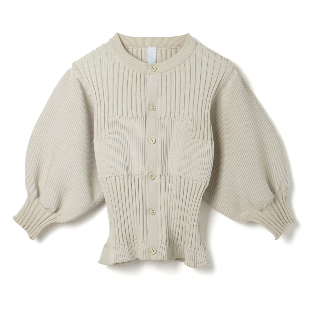 CFCL＜シーエフシーエル＞ バーニーズ　ニューヨーク限定ショートスリーブニットカーディガン “FLUTED“