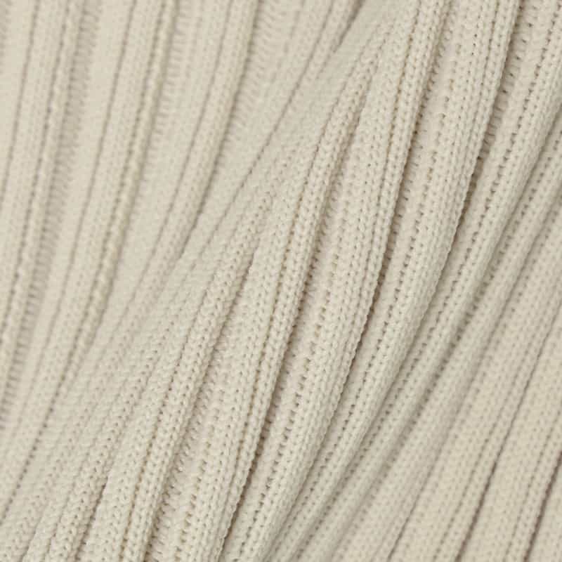 CFCL CFCL＜シーエフシーエル＞ バーニーズ　ニューヨーク限定ショートスリーブニットカーディガン “FLUTED“ IVORY