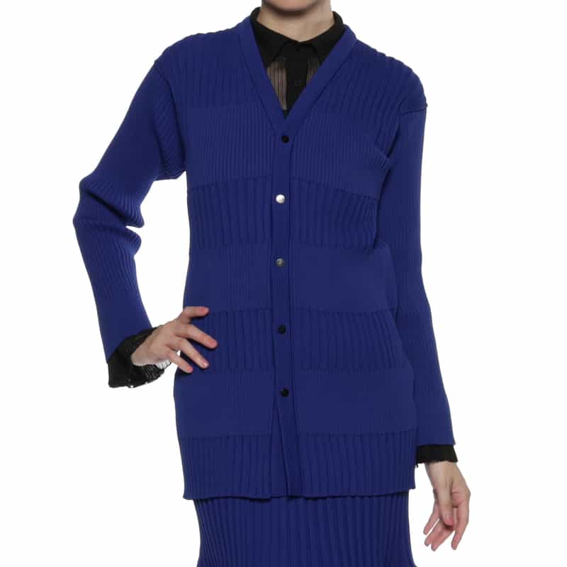 CFCL CFCL＜シーエフシーエル＞ ロングニットカーディガン BLUE