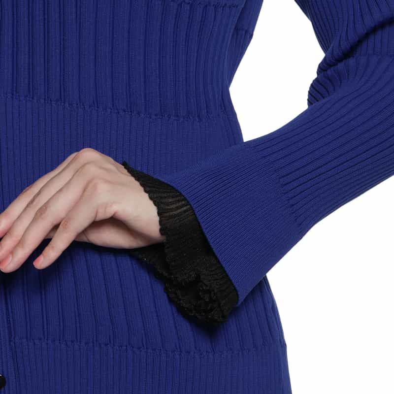 CFCL CFCL＜シーエフシーエル＞ ロングニットカーディガン BLUE