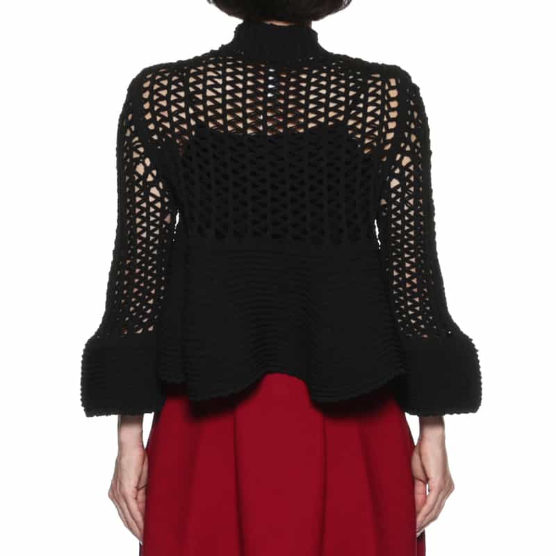 CFCL CFCL＜シーエフシーエル＞ ジップアップニットカーディガン BLACK