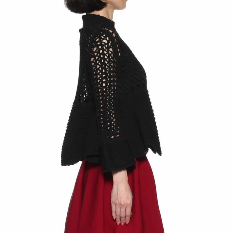 CFCL CFCL＜シーエフシーエル＞ ジップアップニットカーディガン BLACK