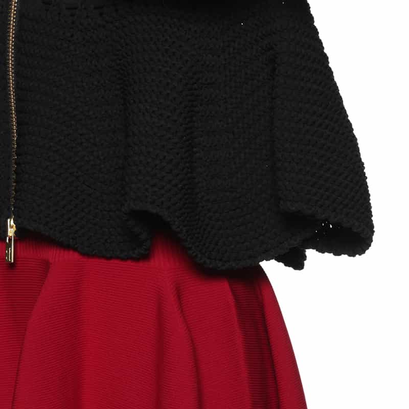 CFCL CFCL＜シーエフシーエル＞ ジップアップニットカーディガン BLACK