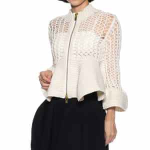 美品 バーニーズ ニューヨーク ビッグカラーブラウス　White 美品 バーニーズ ニューヨーク ビッグカラーブラウス White