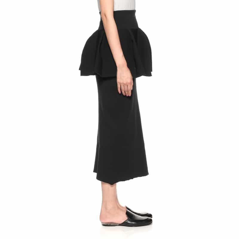 CFCL CFCL＜シーエフシーエル＞ レイヤードロングスカート “POTTERY“ BLACK