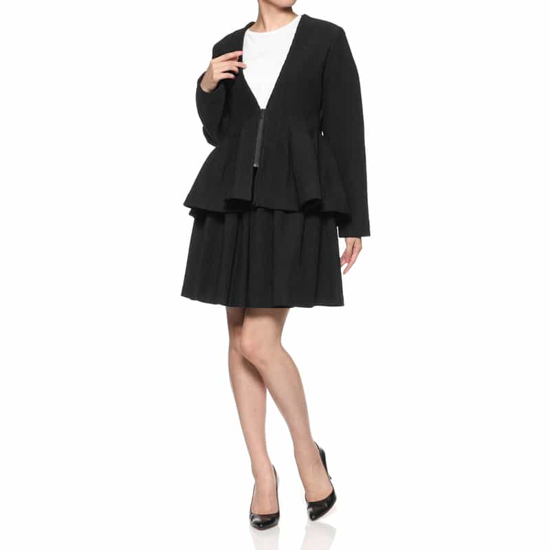 CFCL CFCL＜シーエフシーエル＞ フレアミニスカート BLACK