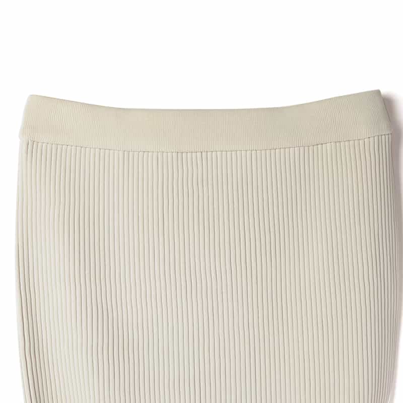 CFCL CFCL＜シーエフシーエル＞ バーニーズ　ニューヨーク限定マーメイドスカート “FLUTED“ IVORY