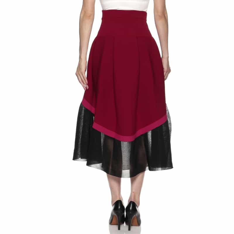 CFCL CFCL＜シーエフシーエル＞ フレアスカート RED