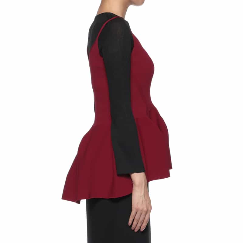 CFCL CFCL＜シーエフシーエル＞ キャミソールニットプルオーバー RED