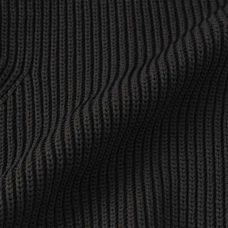 CFCL CFCL＜シーエフシーエル＞ ハイネック クロップドニットプルオーバー BLACK