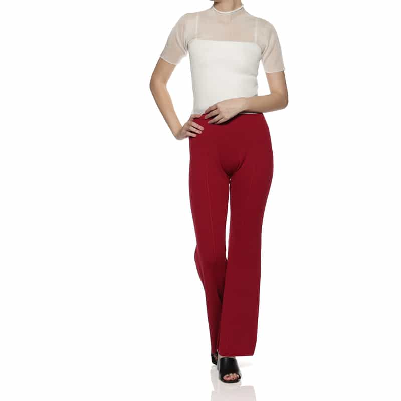 CFCL CFCL＜シーエフシーエル＞ ショートスリーブ シアーニットプルオーバー WHITE