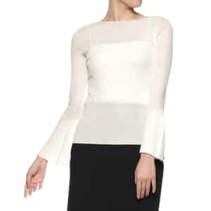 CFCL＜シーエフシーエル＞ ベルスリーブニットプルオーバー