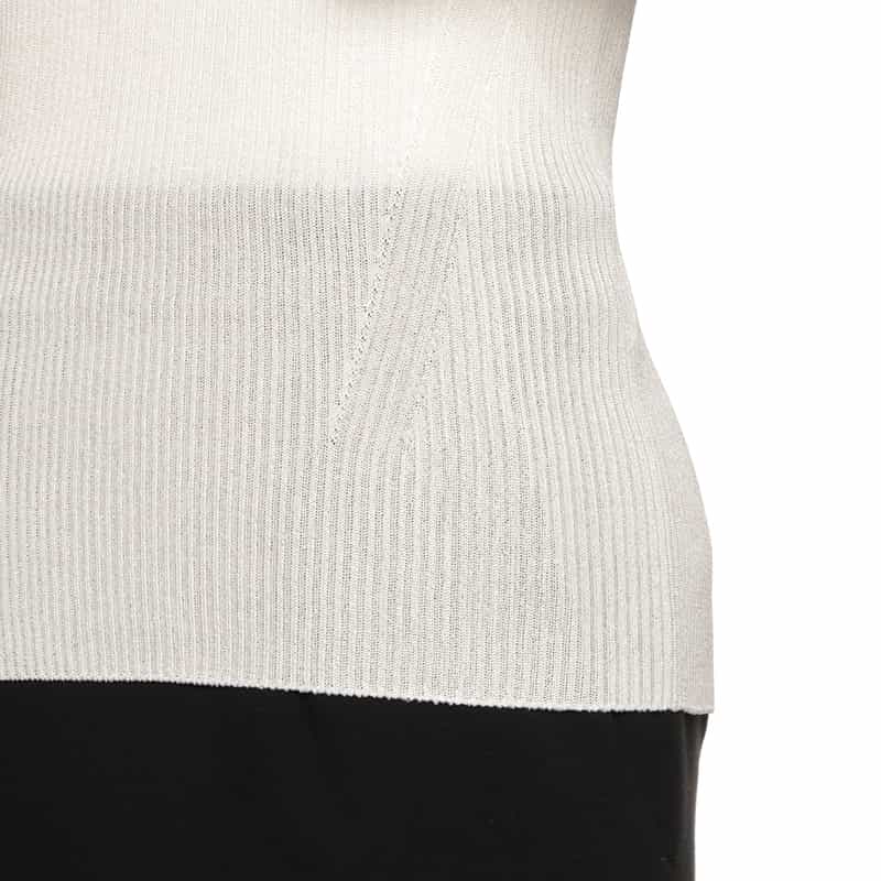 CFCL CFCL＜シーエフシーエル＞ ベルスリーブニットプルオーバー WHITE