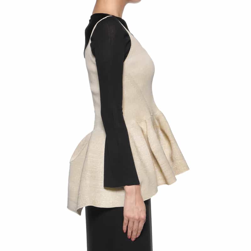 CFCL CFCL＜シーエフシーエル＞ キャミソールニットプルオーバー WHITE