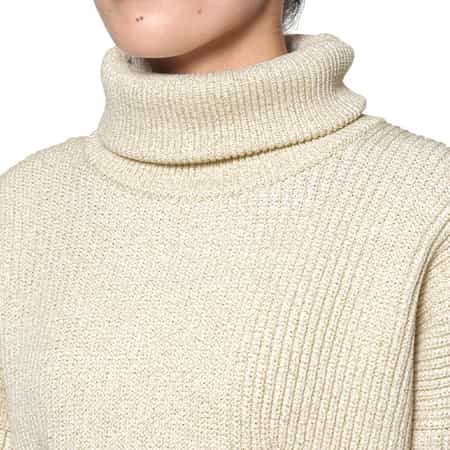 CFCL＜シーエフシーエル＞ グリッター ハイネック クロップド