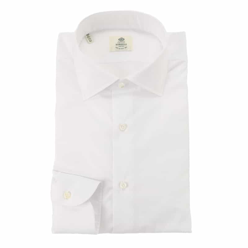 LUIGI  BORRELLI LUIGI BORRELLI＜ルイジボレッリ＞ ドレスシャツ "LUCIANO" WHITE