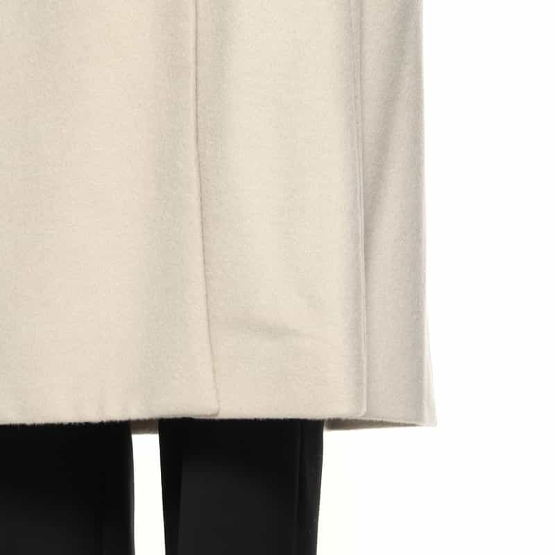 BARNEYS NEW YORK カシミヤ素材 ベルテッドダブルコート BEIGE