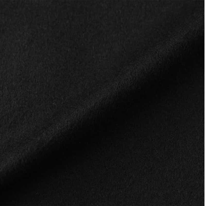 BARNEYS NEW YORK カシミヤ素材 ベルテッドダブルコート BLACK