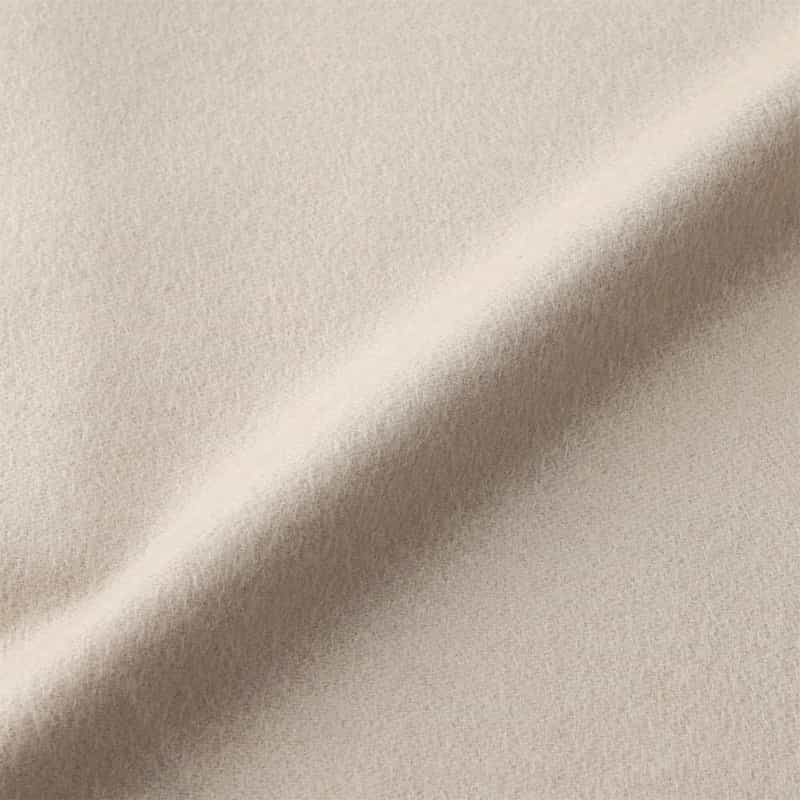 BARNEYS NEW YORK フォックスファー付きカシミ素材ヤケープコート BEIGE