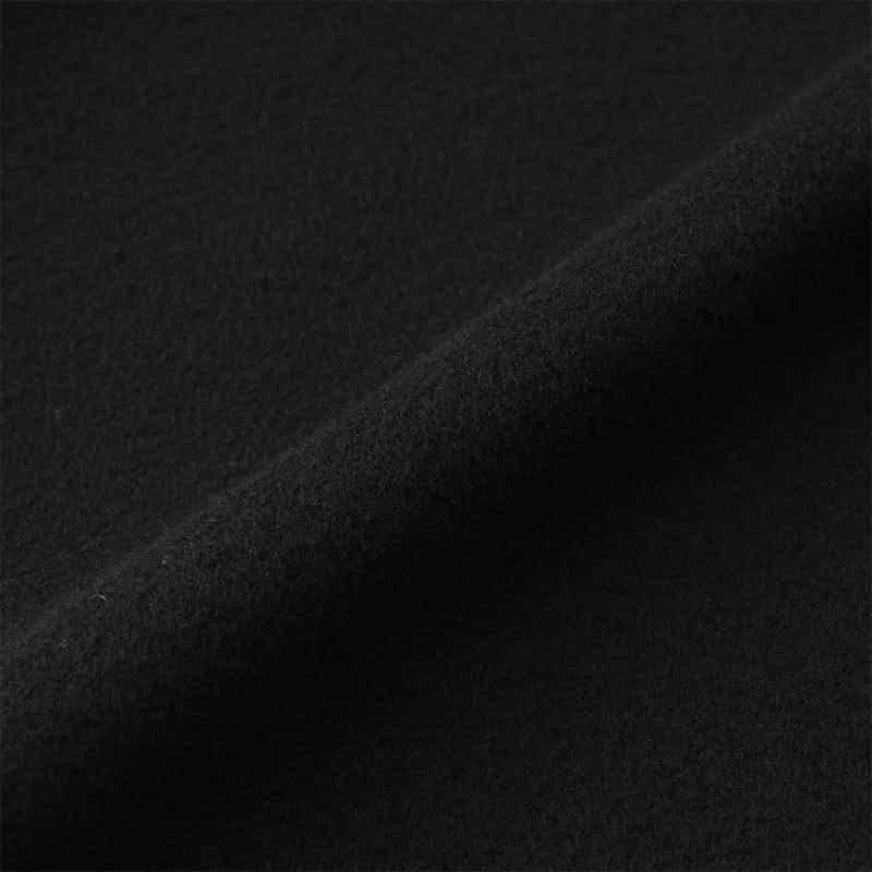 BARNEYS NEW YORK パールボタン ダブルロングコート BLACK